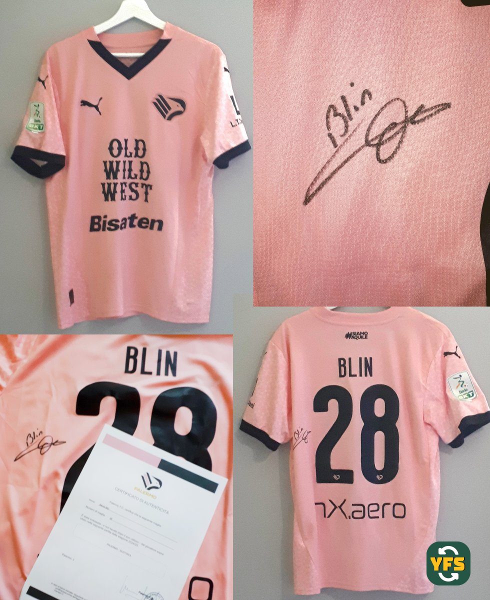 Palermo 2024-2025 Home Match Worn Puma - YourFootballShirt - Photo 1