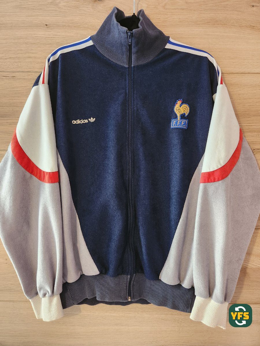 France 1986-1987 Training Store Version Adidas original - YourFootballShirt - Photo 1