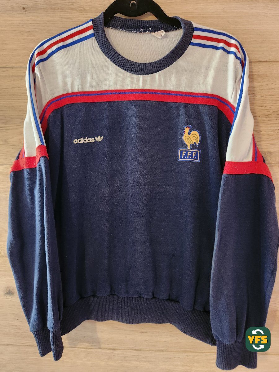 France 1988-1989 Training Store Version Adidas original - YourFootballShirt - Photo 1