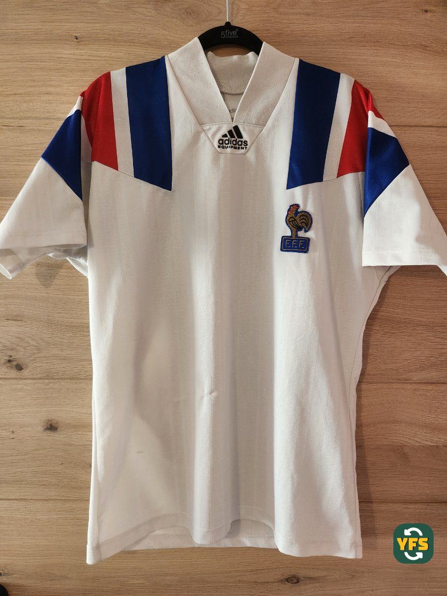 France 1992-1993 Away Store Version Adidas - YourFootballShirt - Photo 1