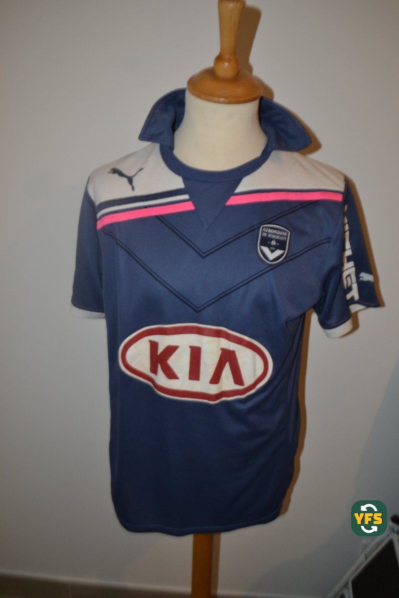 Girondins de Bordeaux 2010-2011 Fourth Match Worn Puma - YourFootballShirt - Photo 1
