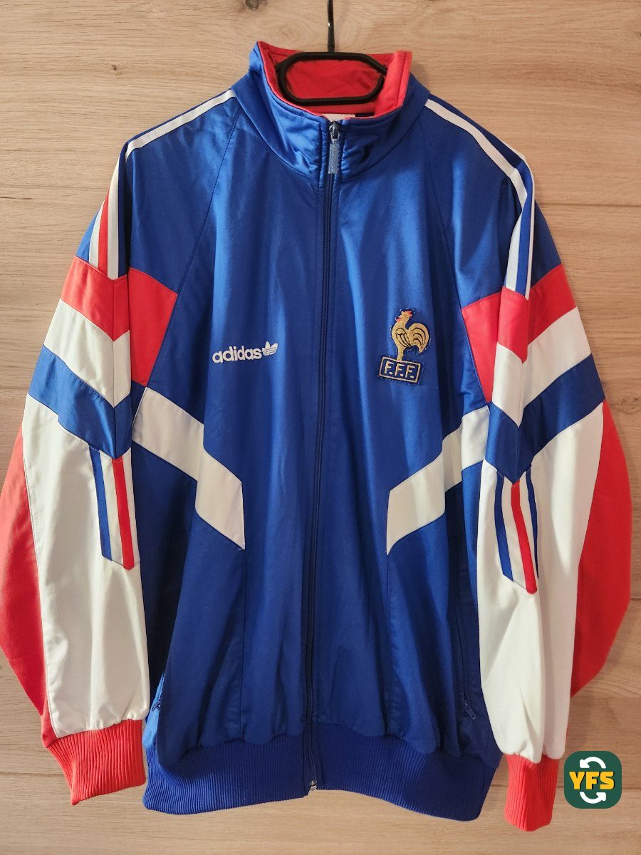 France 1992-1993 Training Store Version Adidas original - YourFootballShirt - Photo 1