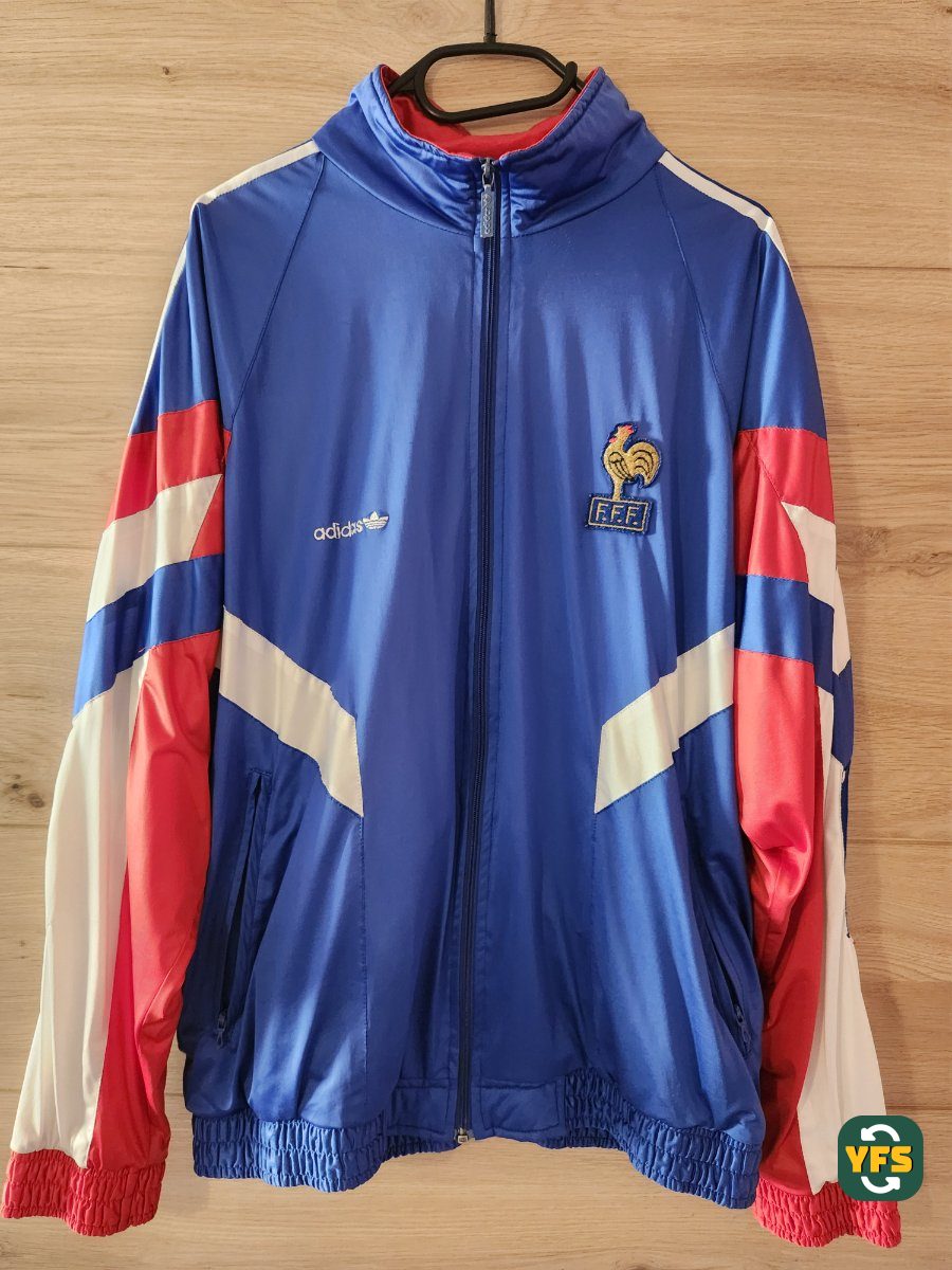 France 1992-1993 Training Store Version Adidas original - YourFootballShirt - Photo 1