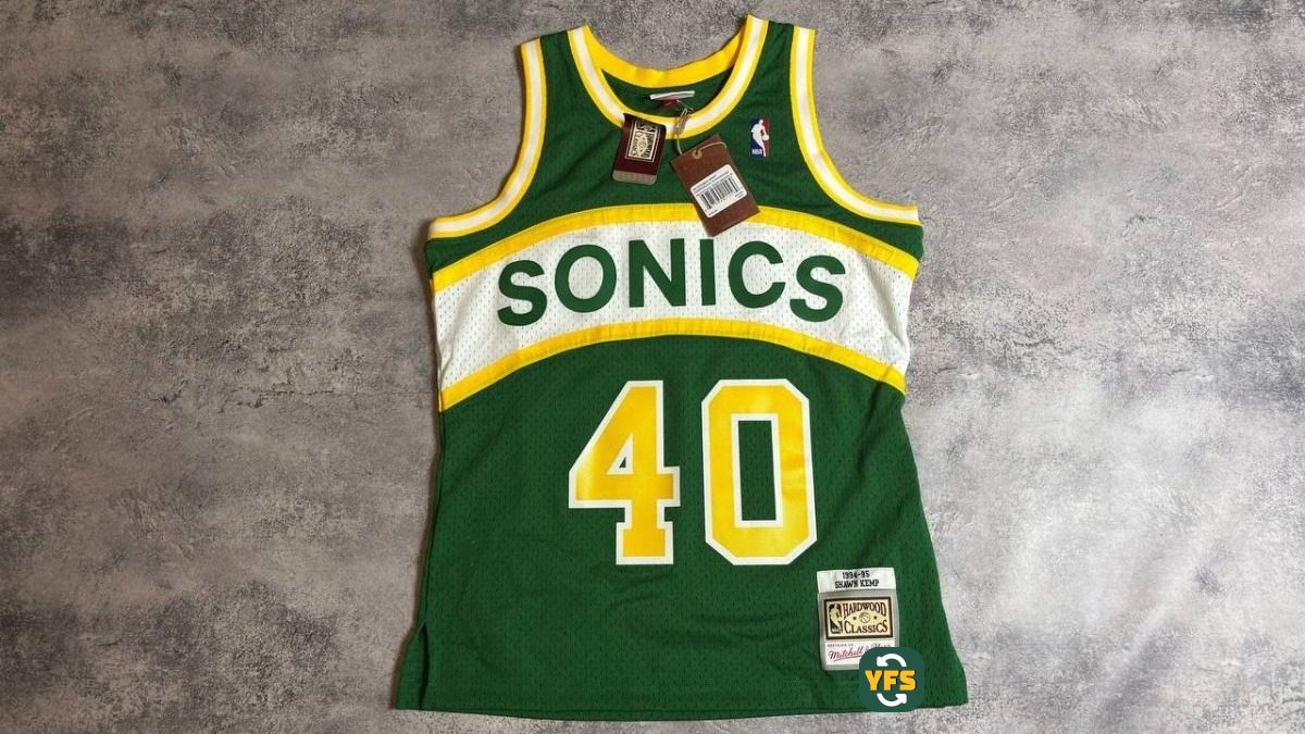 Seattle SuperSonics 1994-1995 Home Kemp #40