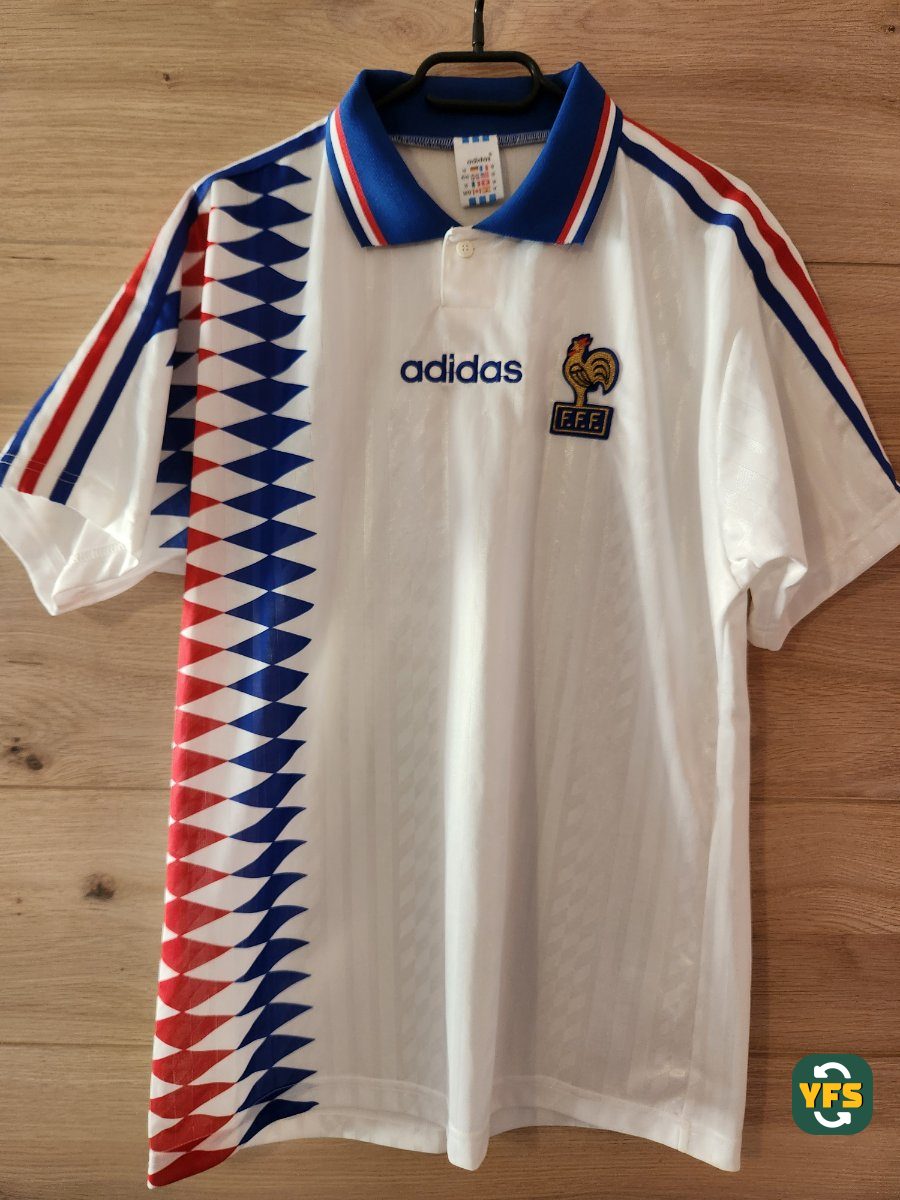 France 1994-1995 Away Store Version Adidas - YourFootballShirt - Photo 1
