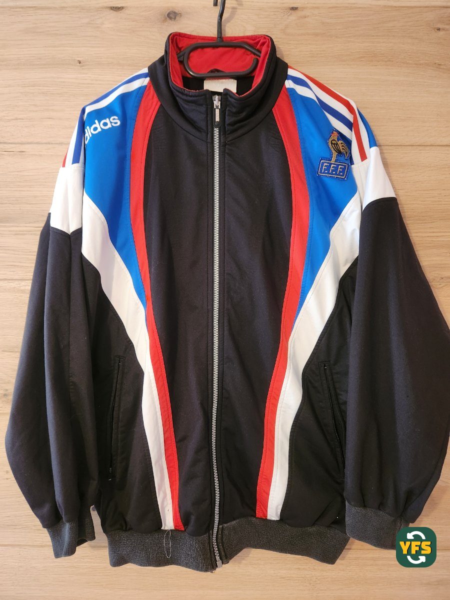 France 1994-1995 Training Store Version Adidas original - YourFootballShirt - Photo 1