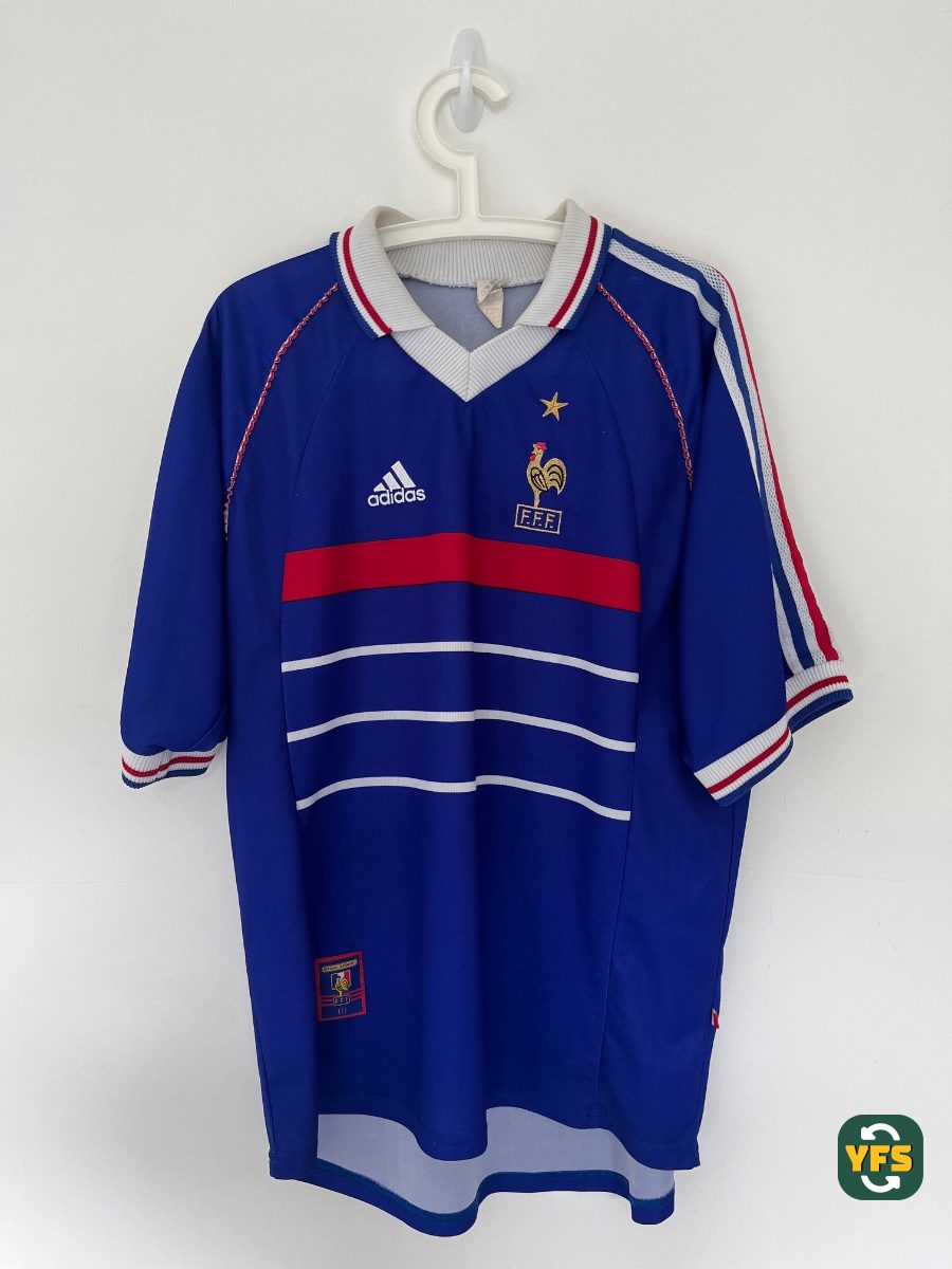 France 1998-1999 Home Store Version Adidas - YourFootballShirt
