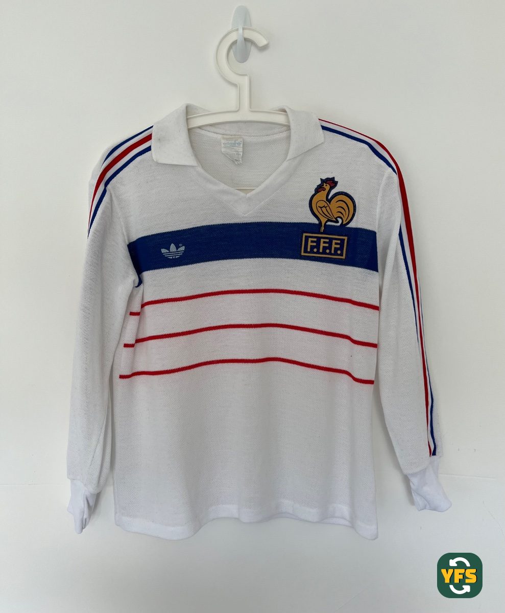 France 1984-1985 Away Store Version Adidas - YourFootballShirt