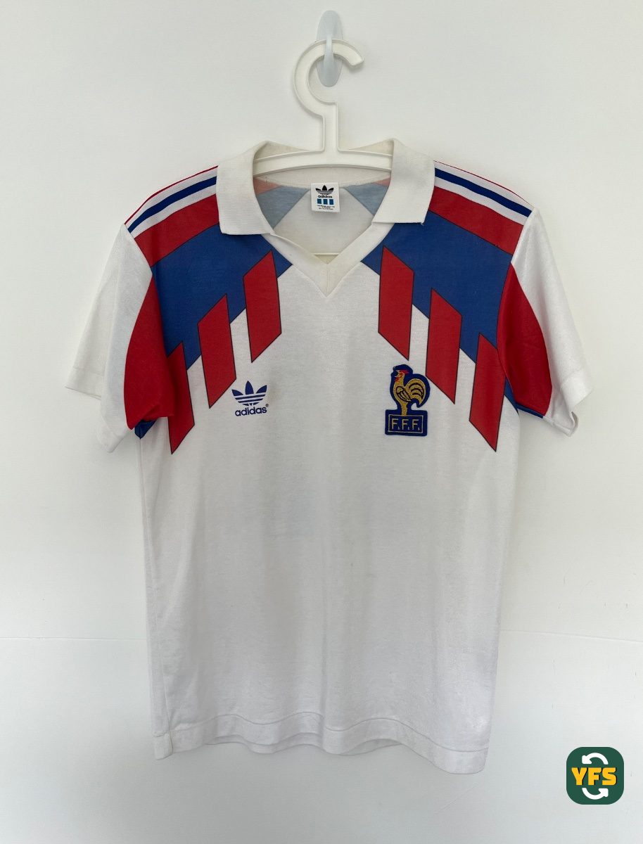 France 1990-1991 Away Store Version Adidas - YourFootballShirt