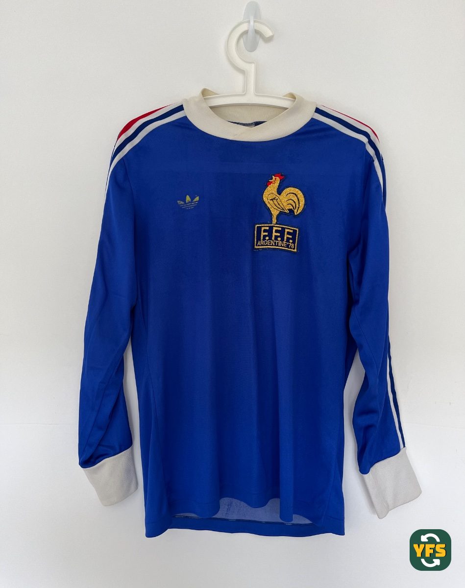France 1978-1979 Home Store Version Adidas - YourFootballShirt