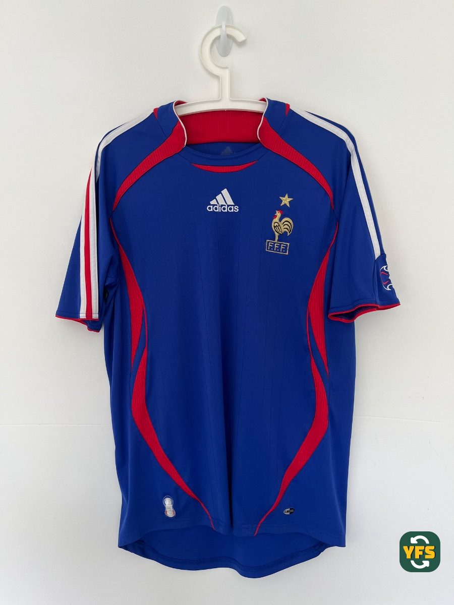 France 2006-2007 Home Store Version Adidas - YourFootballShirt