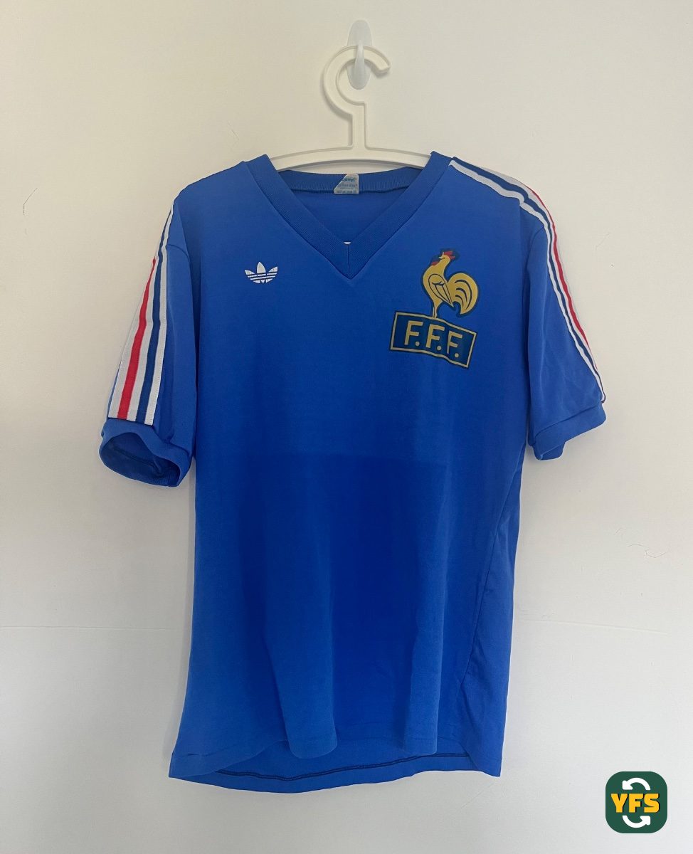 France 1977-1978 Home Pro Version Adidas - YourFootballShirt