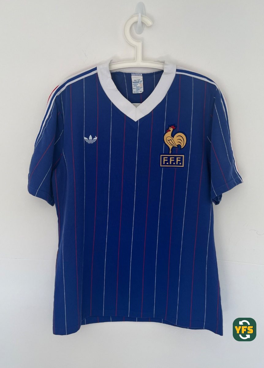 France 1982-1983 Home Pro Version Adidas - YourFootballShirt
