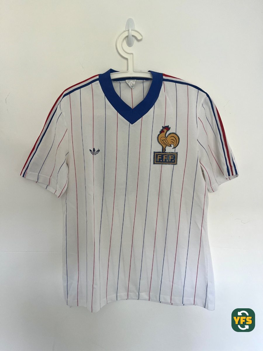 France 1982-1983 Away Pro Version Adidas - YourFootballShirt