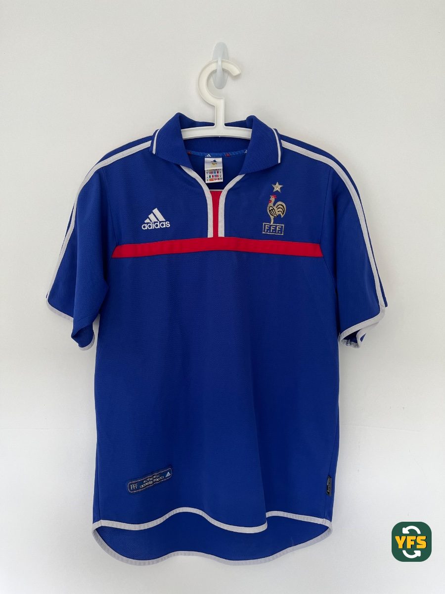 France 2000-2001 Home Store Version Adidas - YourFootballShirt
