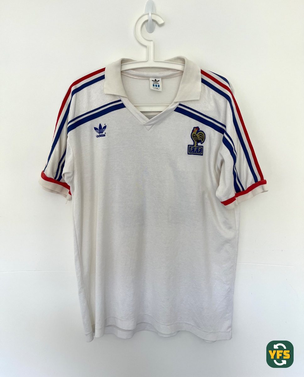France 1986-1987 Away Pro Version Adidas - YourFootballShirt