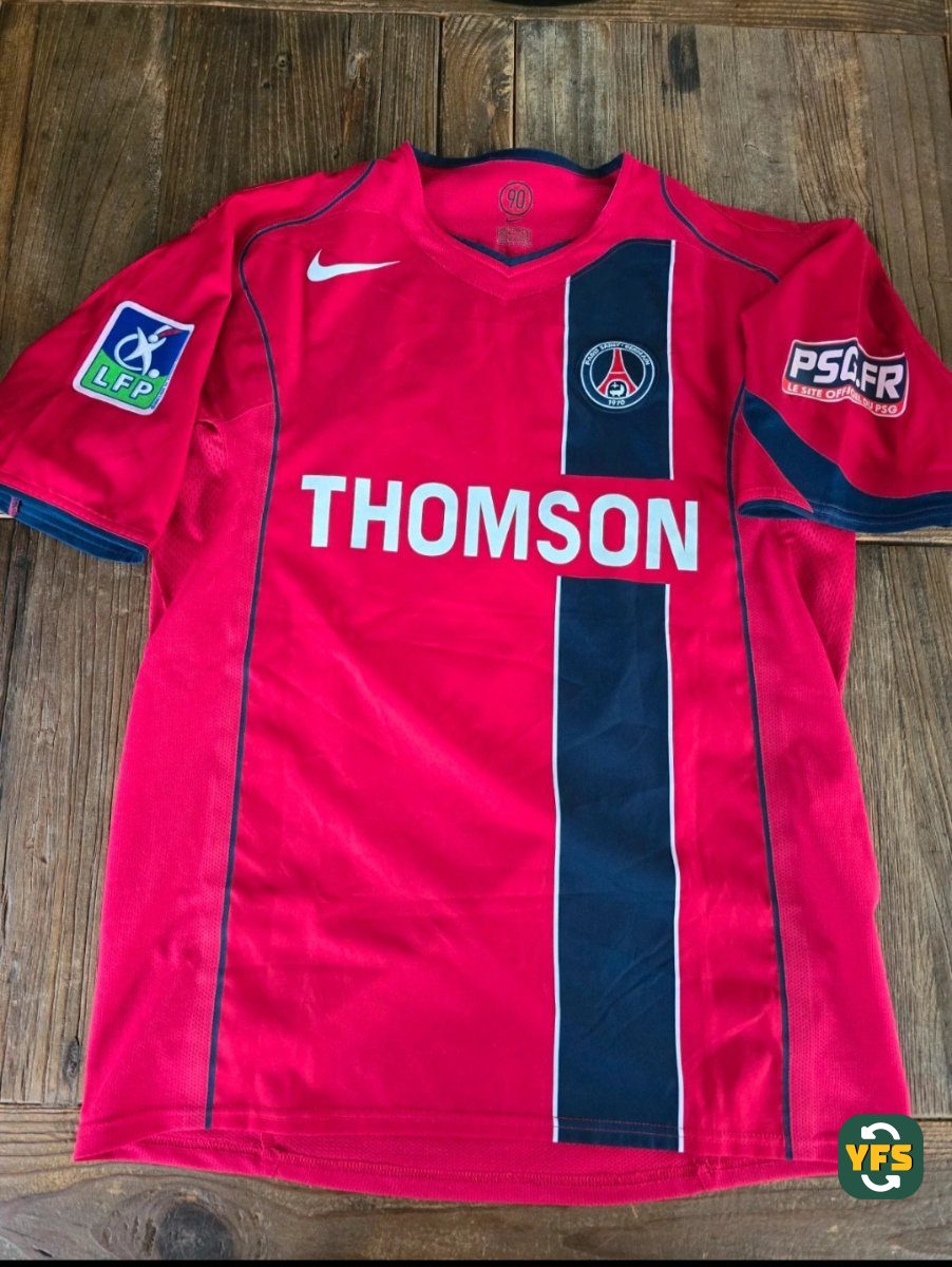 PSG 2005-2006 Third Match Worn Nike - YourFootballShirt - Photo 1