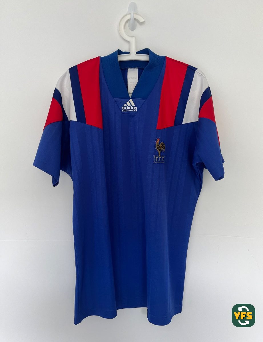 France 1992-1993 Home Store Version Adidas - YourFootballShirt