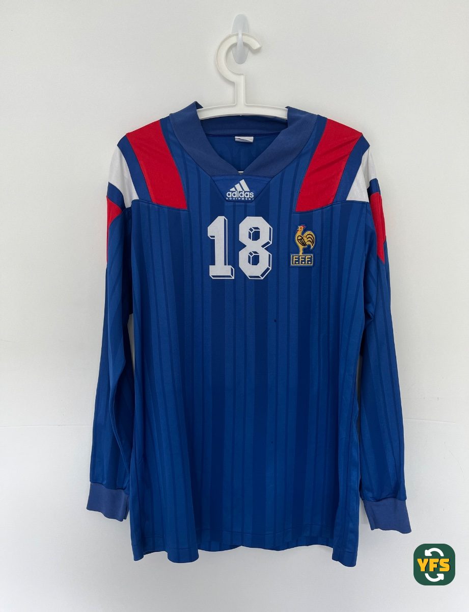 France 1992-1993 Home Store Version Adidas - YourFootballShirt