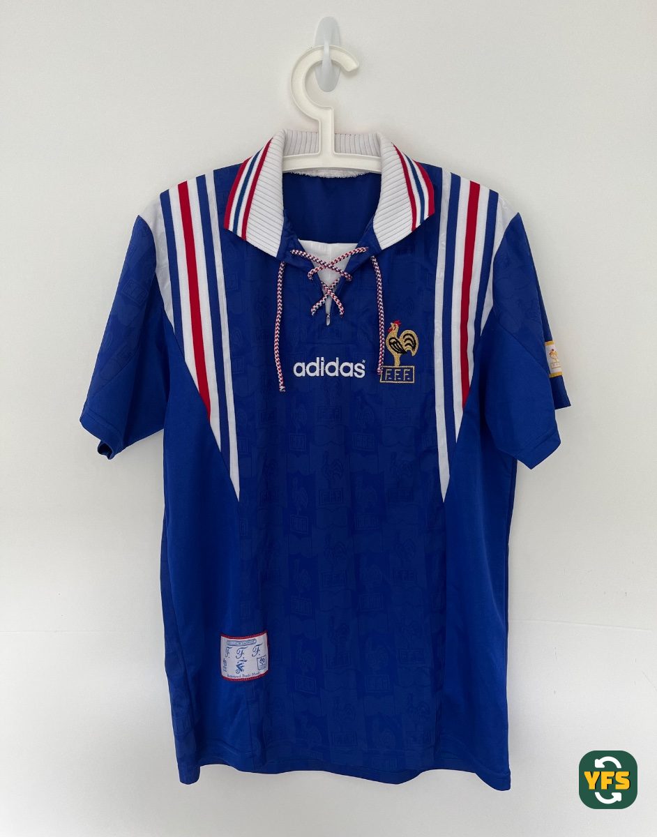 France 1996-1997 Home Store Version Adidas - YourFootballShirt