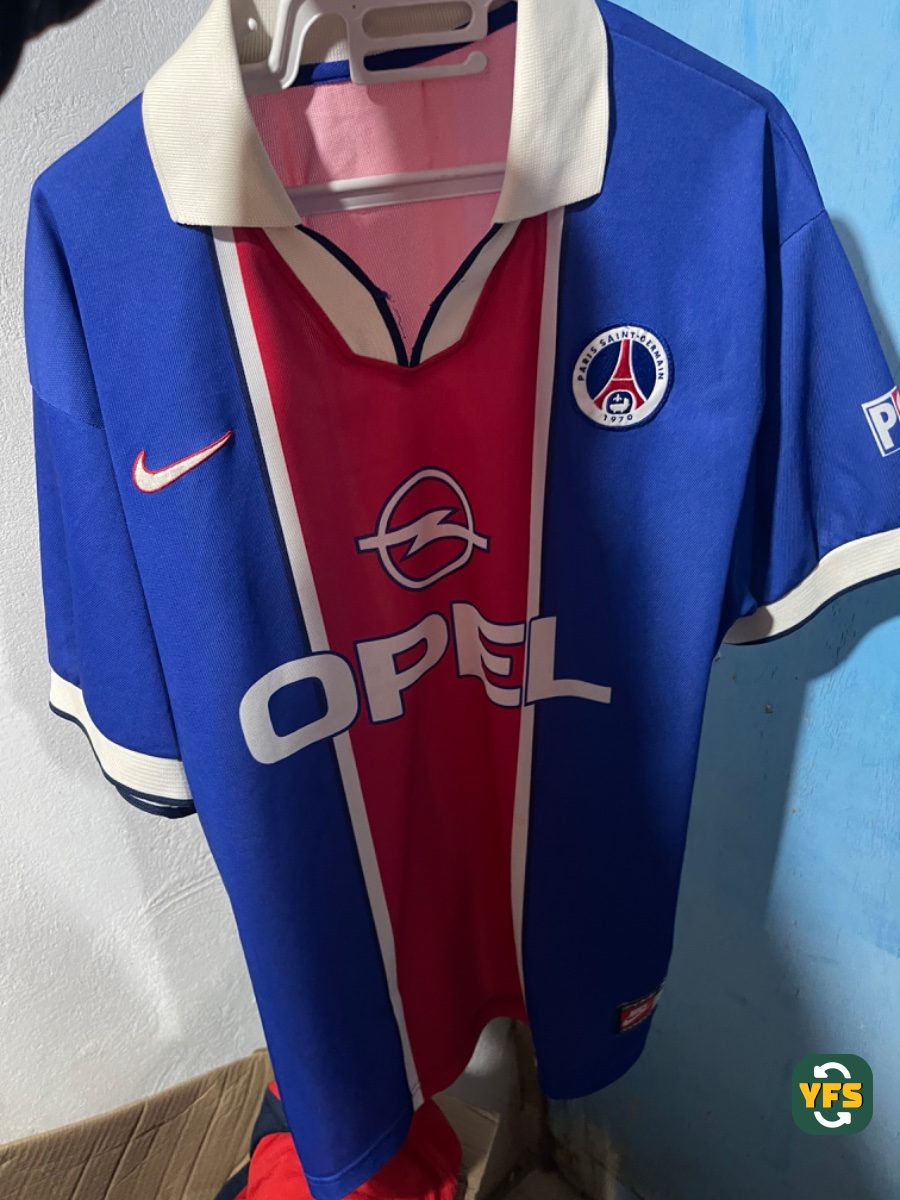PSG 1997-1998 Home Store Version Nike - YourFootballShirt - Photo 1
