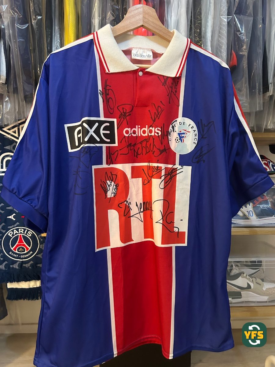 PSG 1997-1998 Special edition Match Worn Adidas - YourFootballShirt - Photo 1