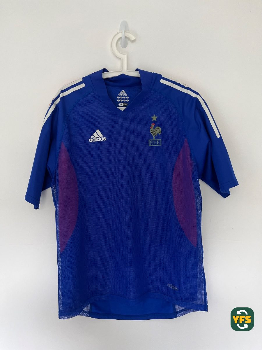 France 2002-2003 Home Pro Version Adidas - YourFootballShirt