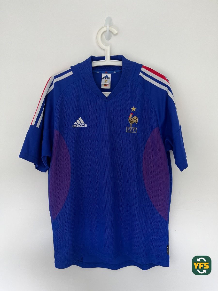 France 2002-2003 Home Store Version Adidas - YourFootballShirt