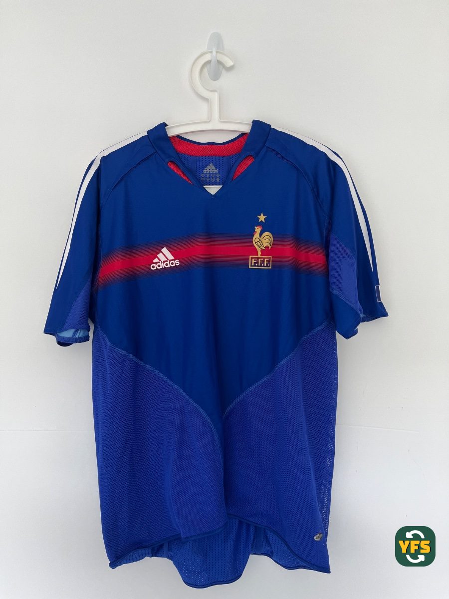France 2004-2005 Home Pro Version Adidas - YourFootballShirt