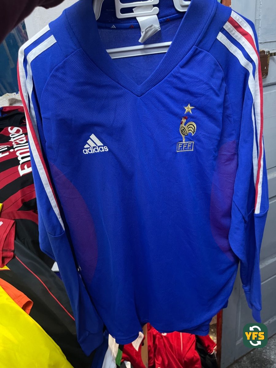 France 2002-2003 Home Pro Version Adidas - YourFootballShirt - Photo 1
