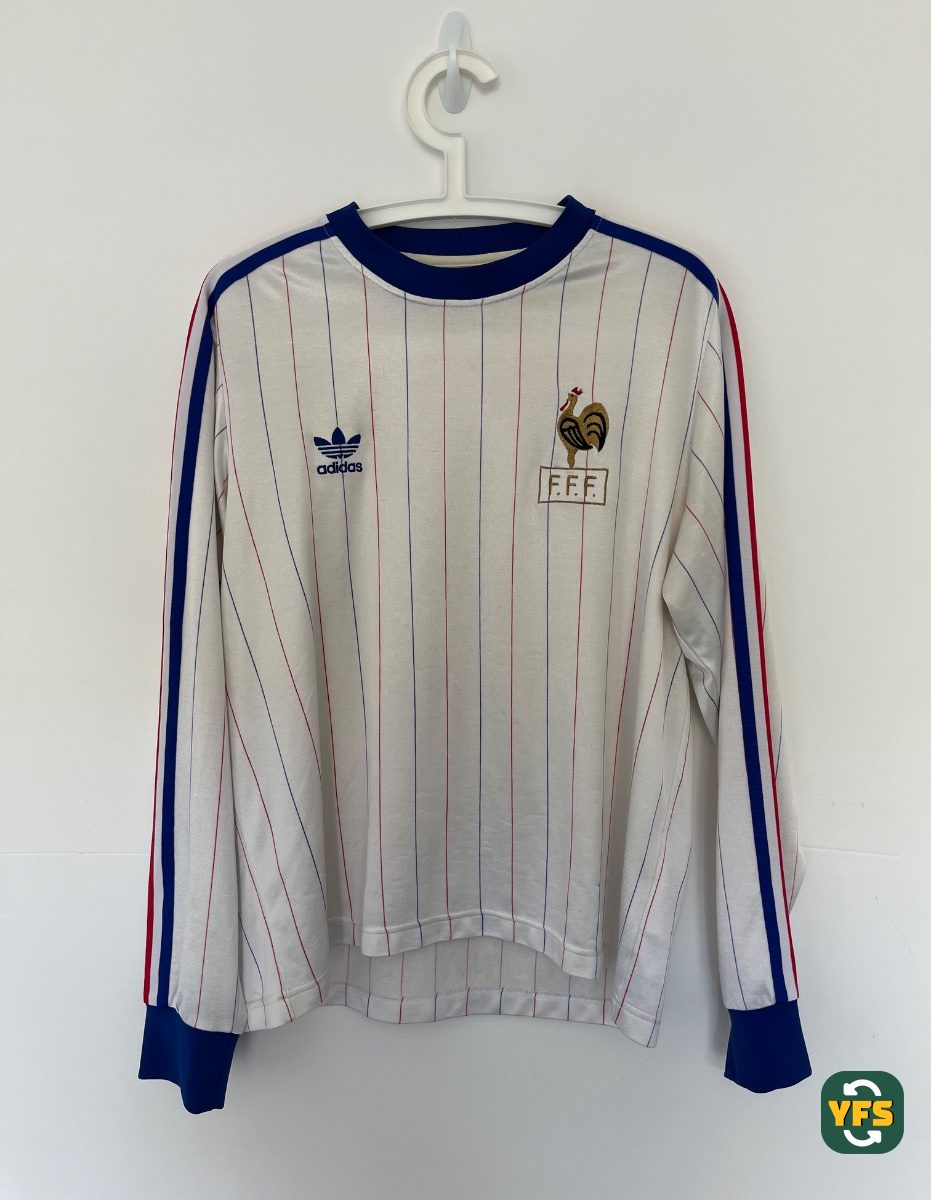 France 1986-1987 Away Store Version Adidas - YourFootballShirt