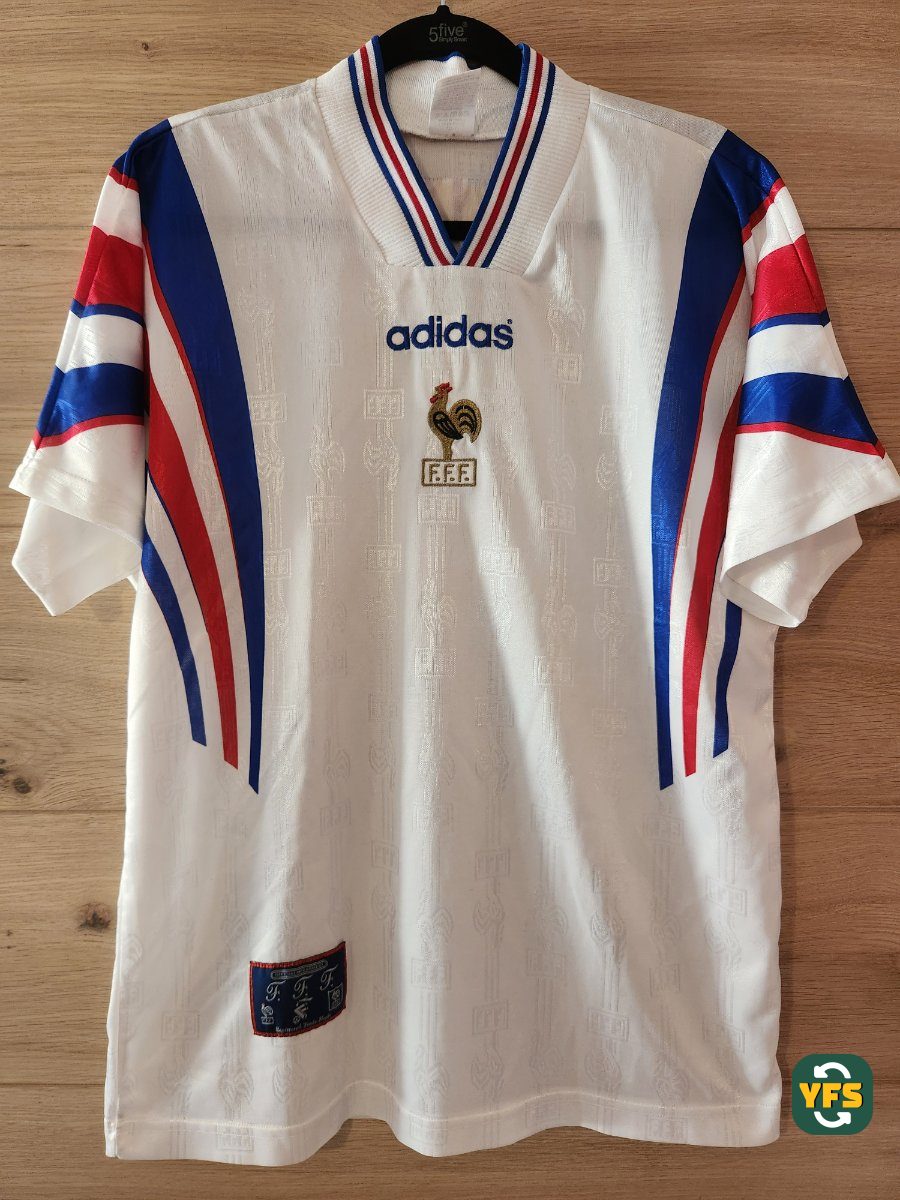 France 1996-1997 Away Store Version Adidas original - YourFootballShirt - Photo 1