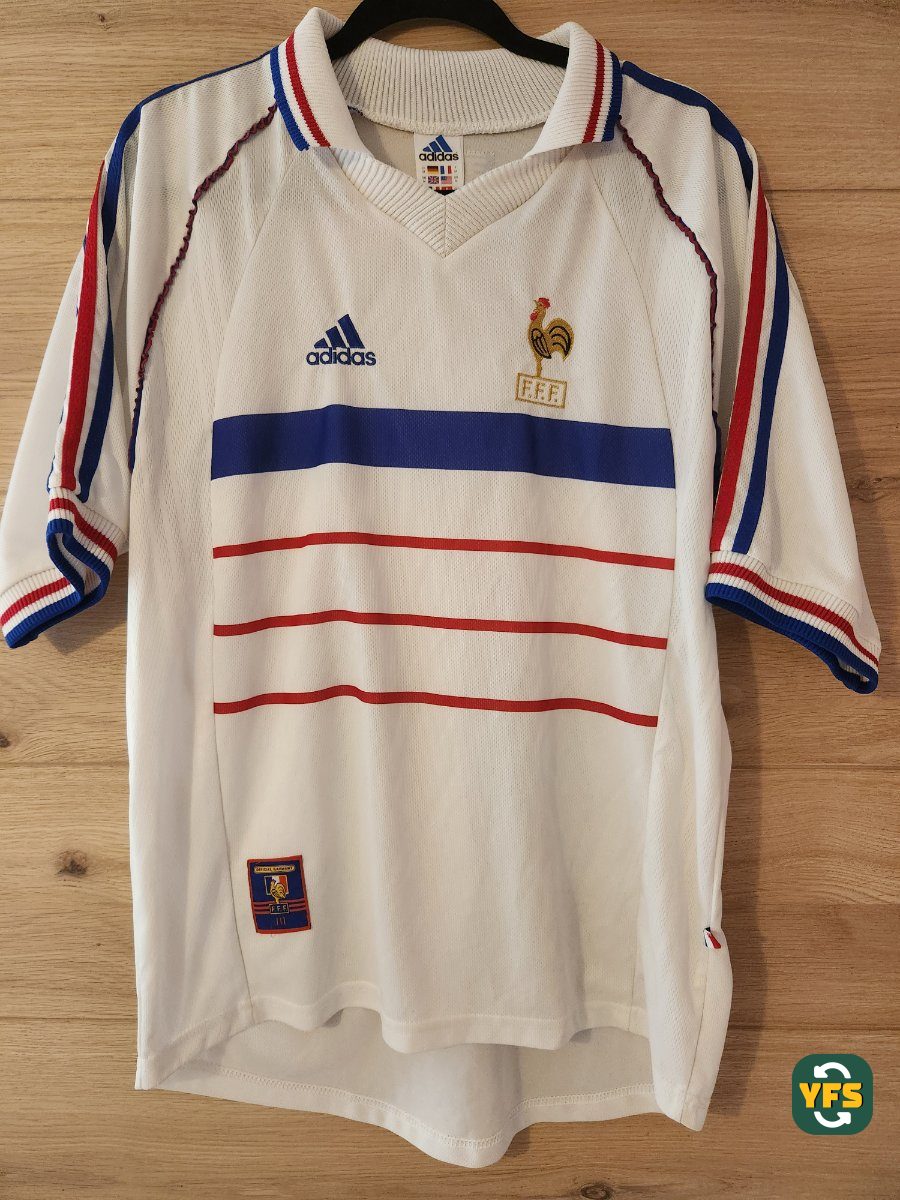 France 1998-1999 Away Store Version Adidas - YourFootballShirt - Photo 1