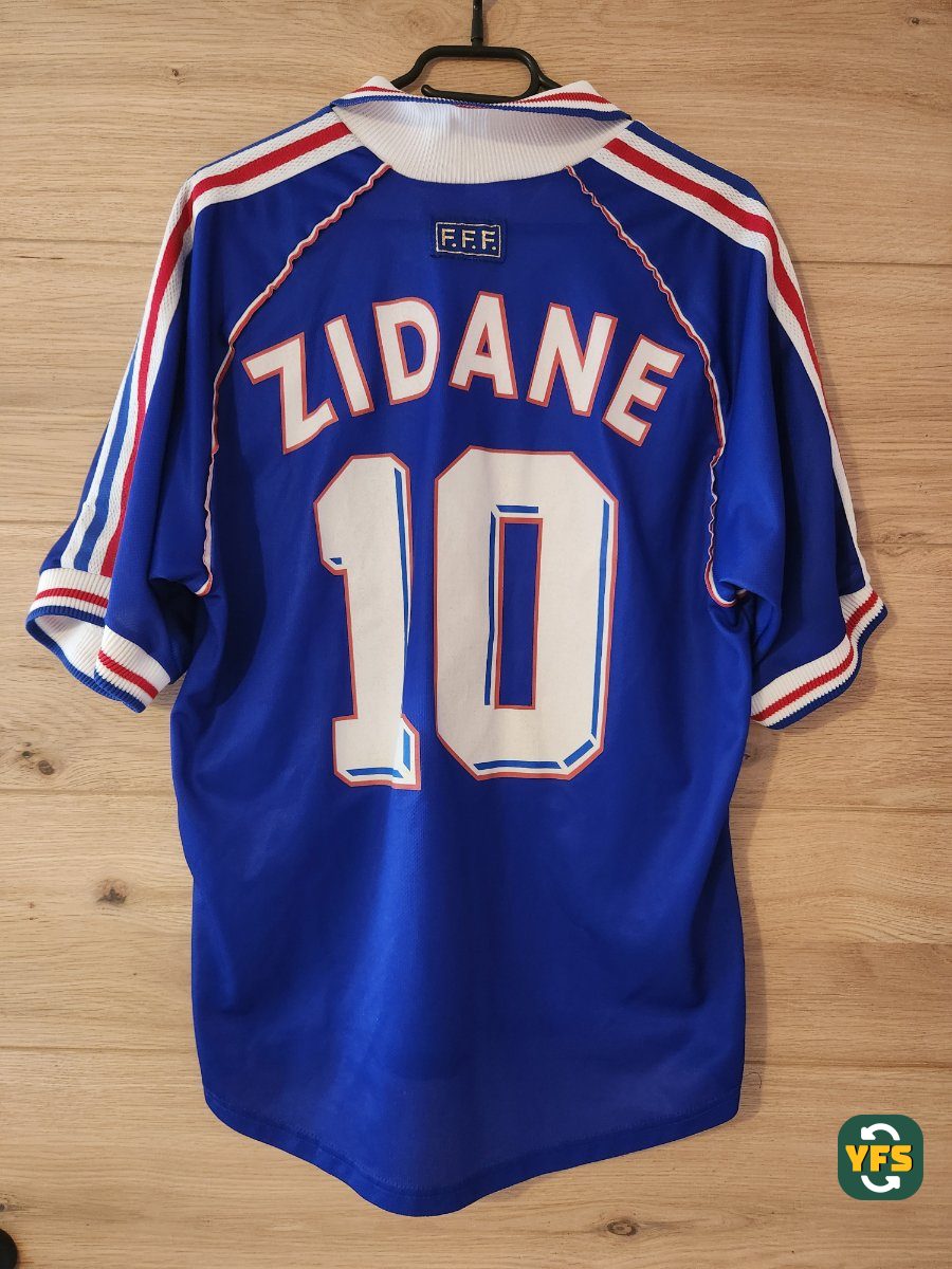 France 1998-1999 Home Store Version Adidas - YourFootballShirt - Photo 1