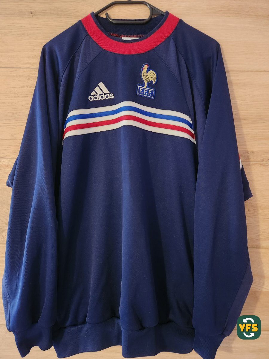 France 1998-1999 Training Store Version Adidas - YourFootballShirt - Photo 1