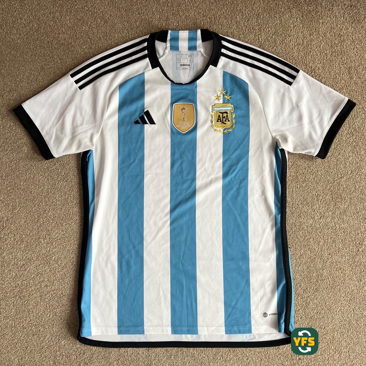 Argentina 2022-2023 Home Store Version Adidas - YourFootballShirt - Photo 1
