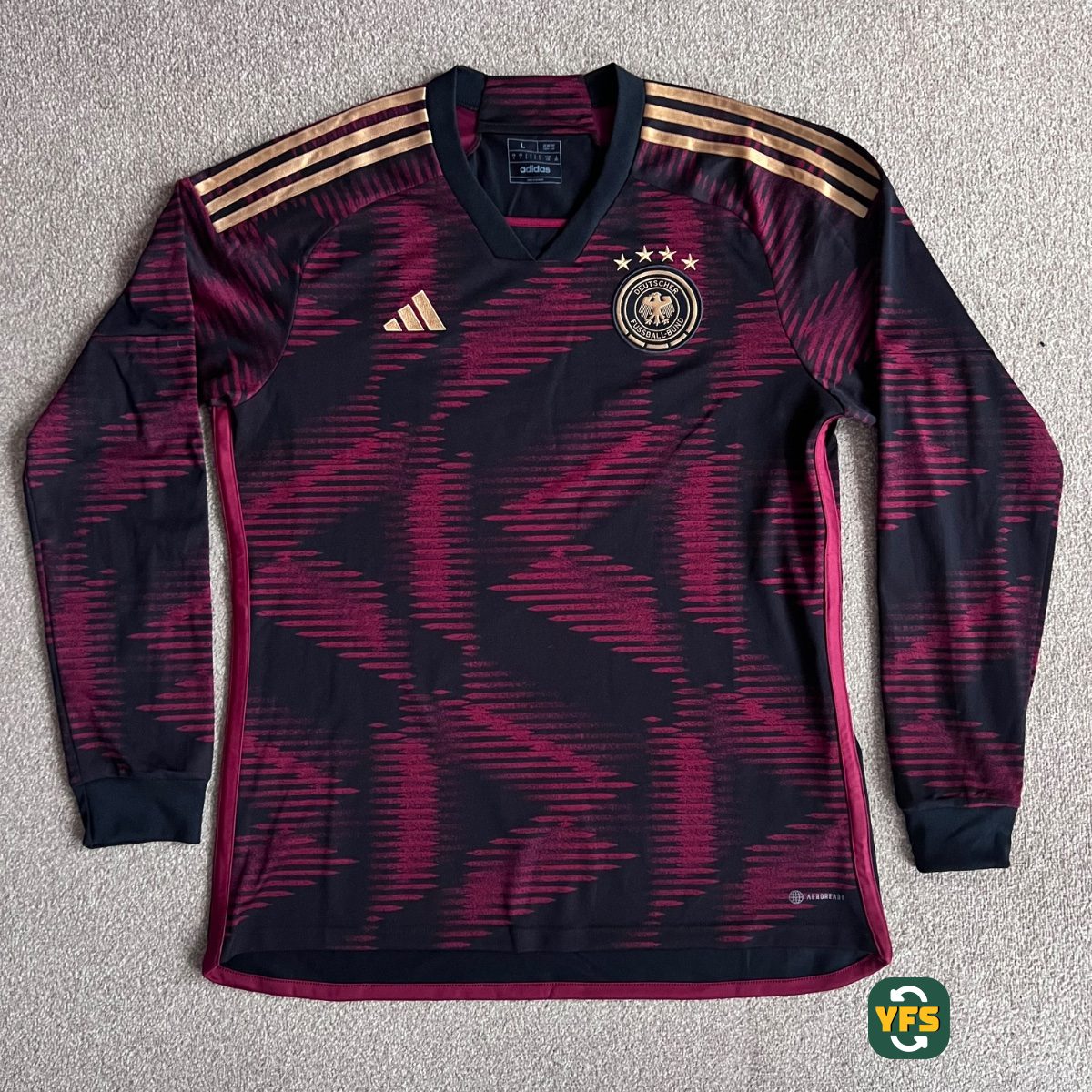 Germany 2022-2023 Away Store Version Adidas - YourFootballShirt - Photo 1
