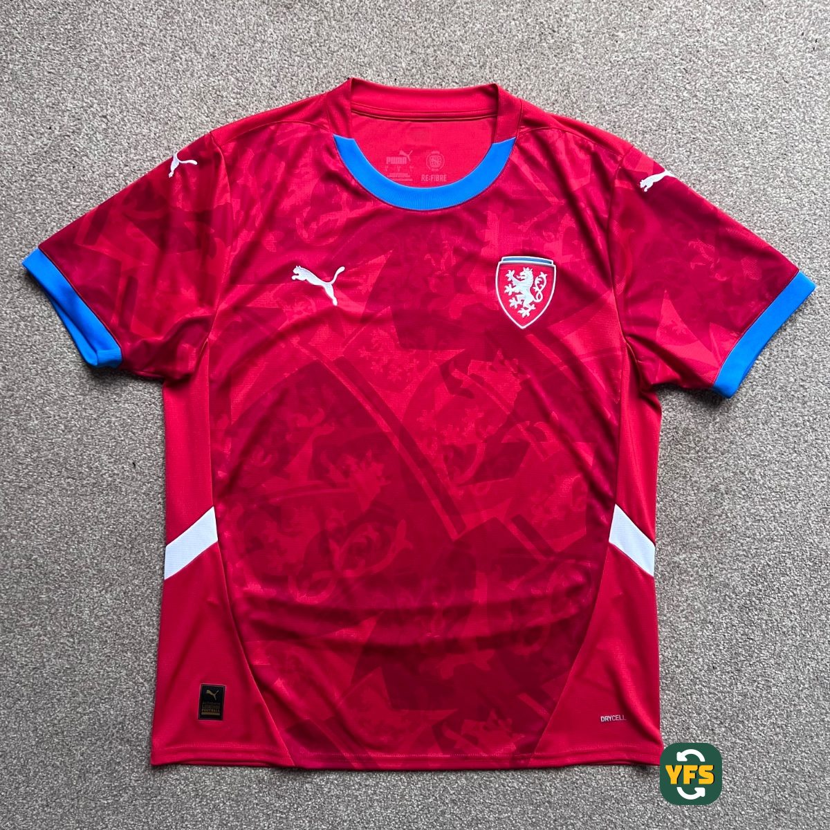 Czech Republic 2024-2025 Home Store Version Puma - YourFootballShirt - Photo 1
