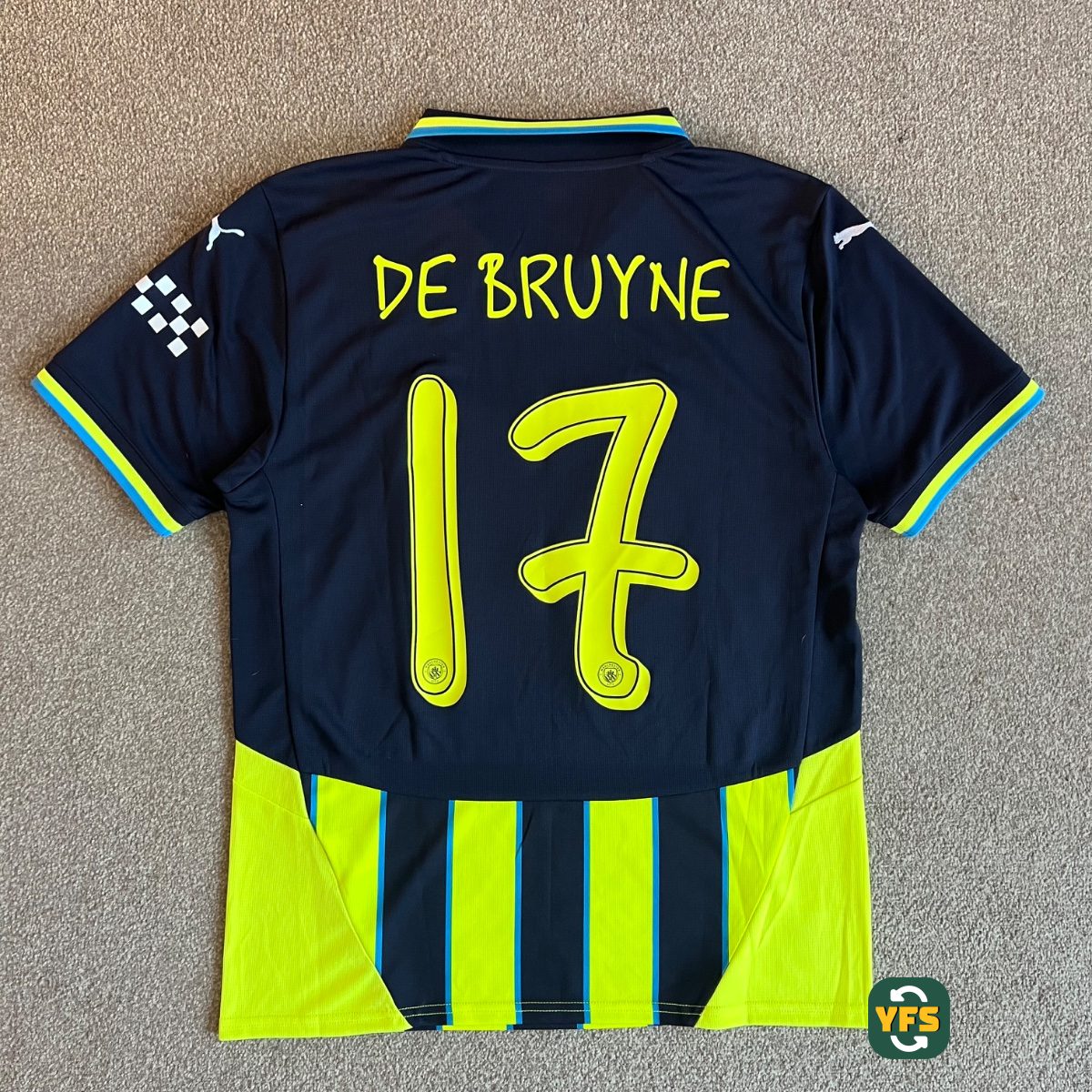 Manchester City 2024-2025 Away Store Version Puma - YourFootballShirt - Photo 1