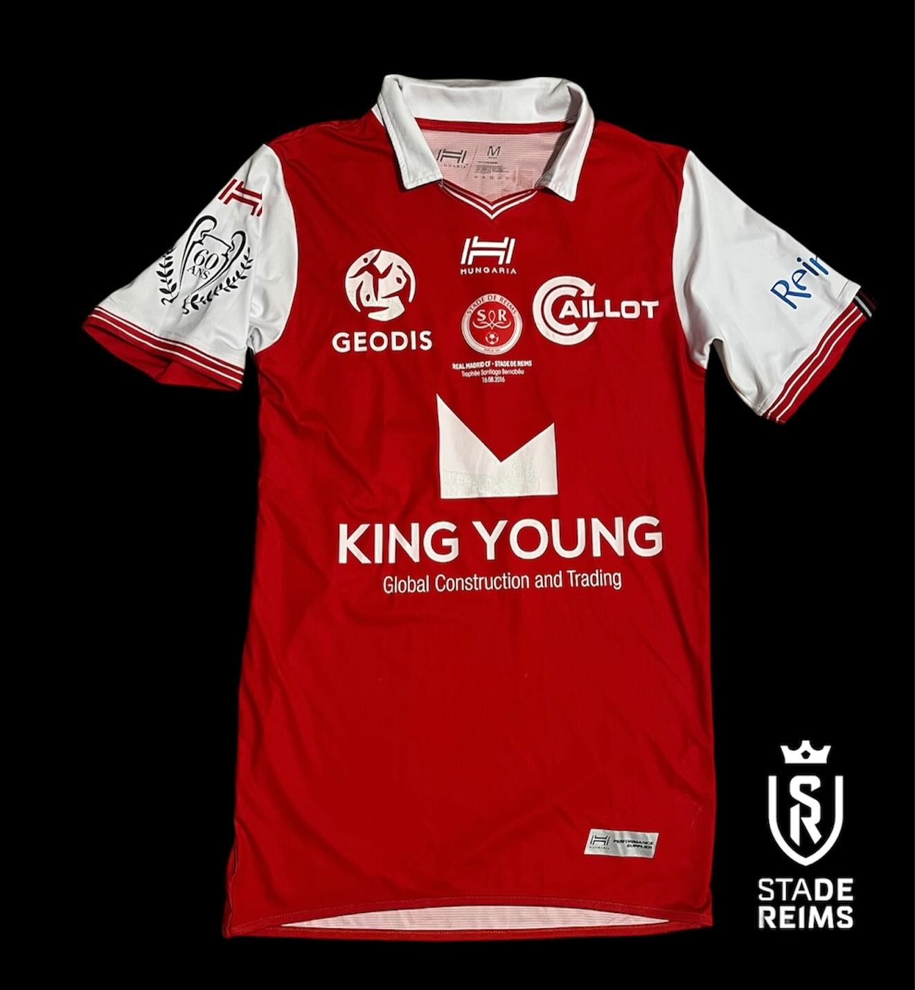 Stade de Reims 2016-2017 Special edition Match Worn Hungaria - YourFootballShirt - Photo 1
