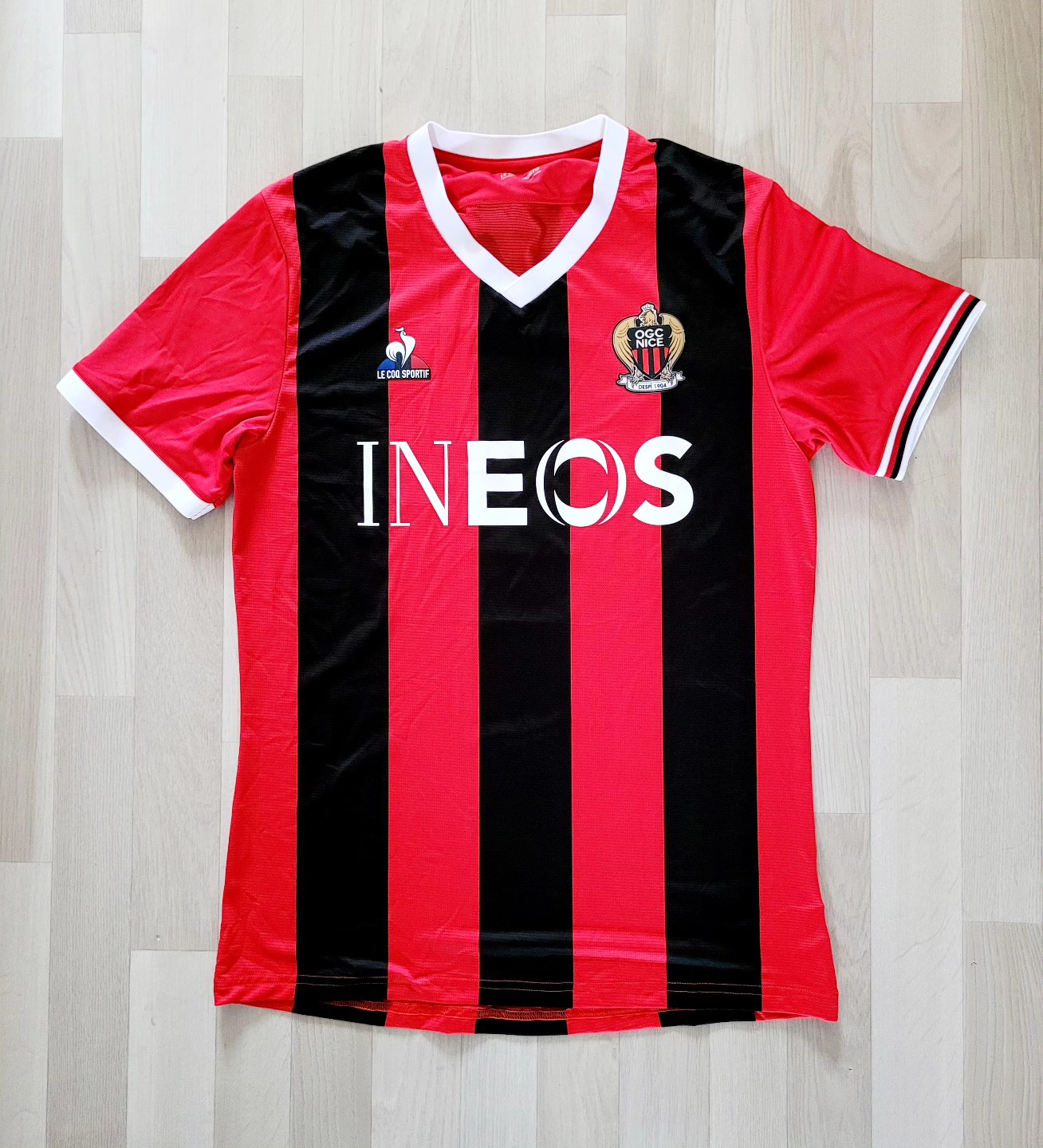 OGC Nice 2023-2024 Home Store Version Le Coq Sportif - YourFootballShirt