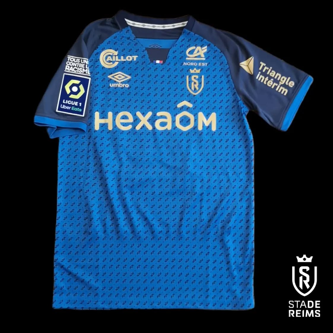 Stade de Reims 2021-2022 Special edition Match Worn Umbro - YourFootballShirt - Photo 1
