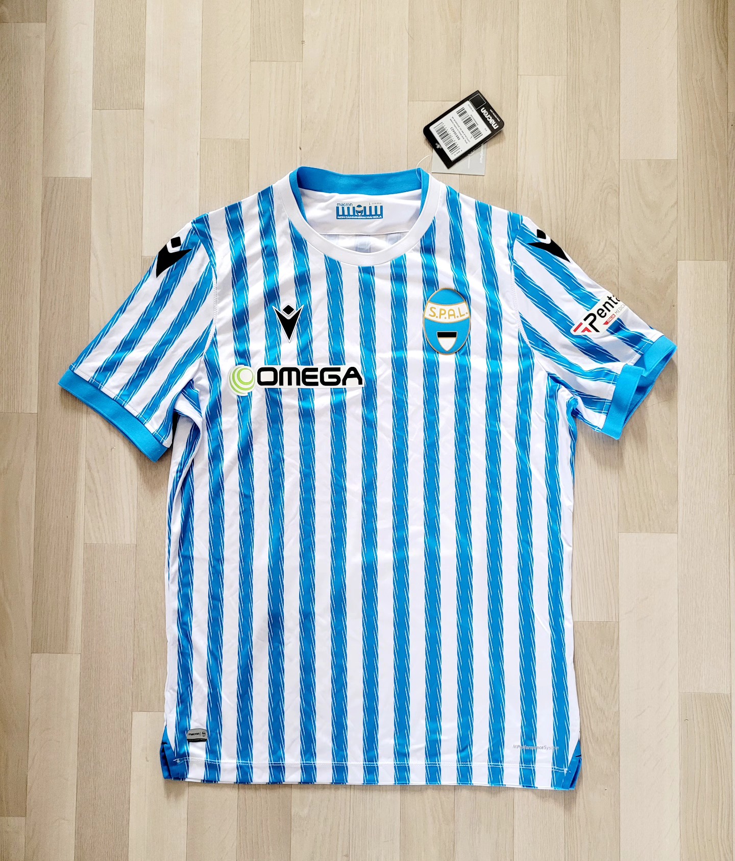 SPAL 2020-2021 Home Store Version Macron - YourFootballShirt