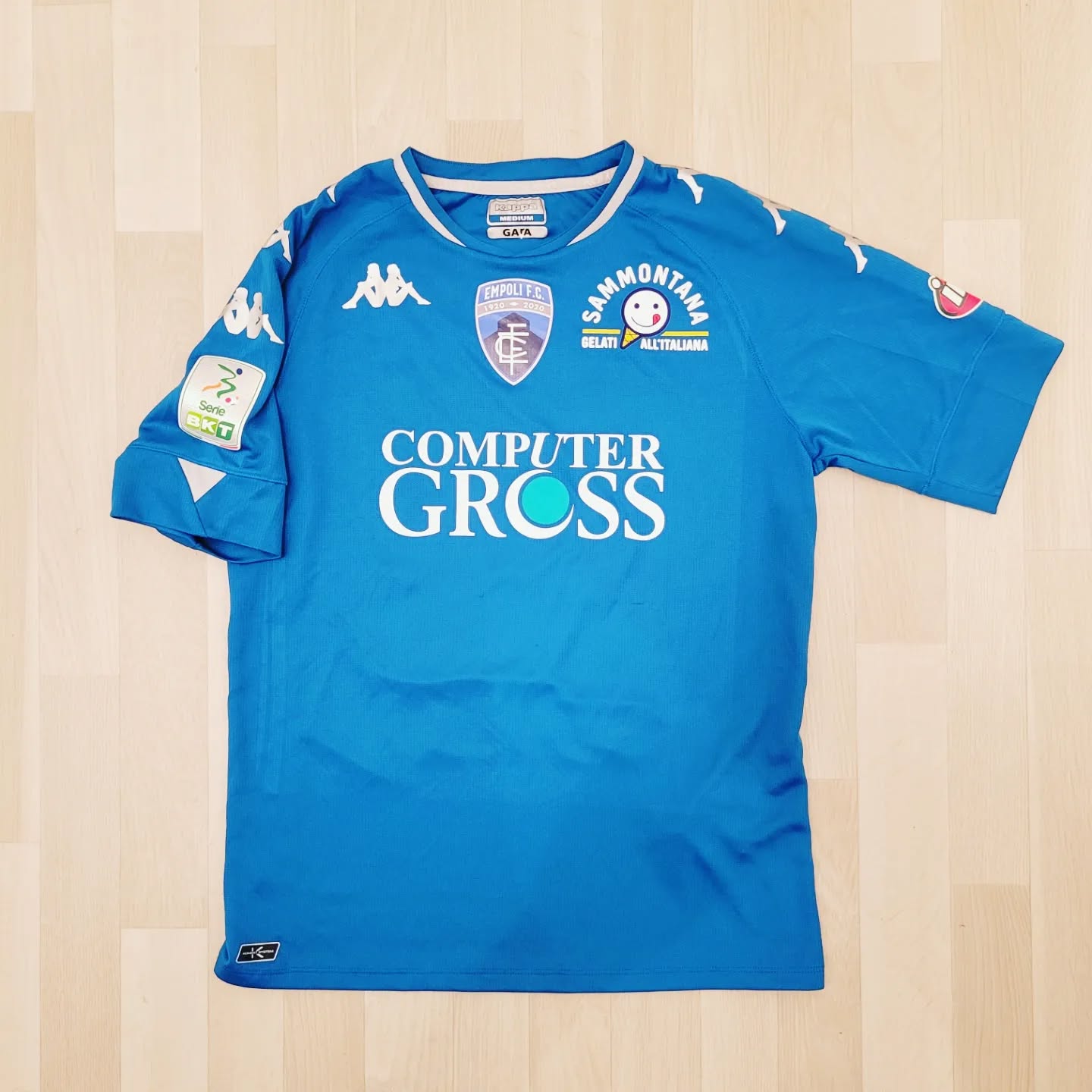 Empoli 2020-2021 Home Match Worn Kappa - YourFootballShirt - Photo 1