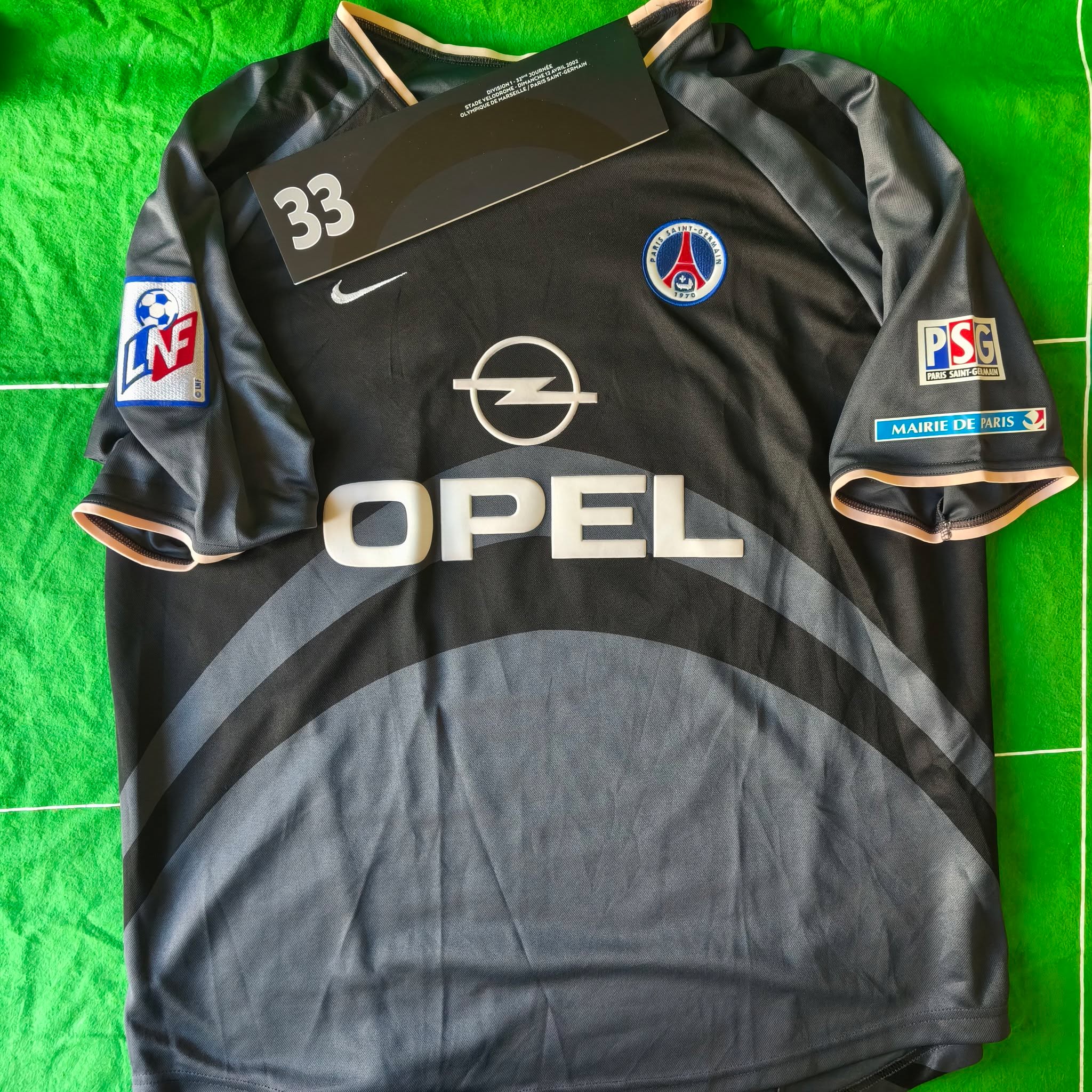 PSG 2001-2002 Third Issued Nike - YourFootballShirt - Photo 1