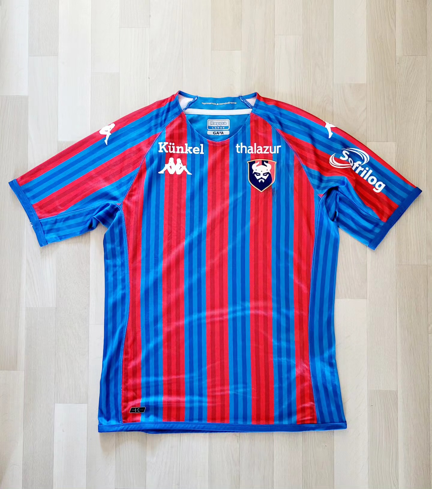 SM Caen 2022-2023 Home Store Version Kappa - YourFootballShirt