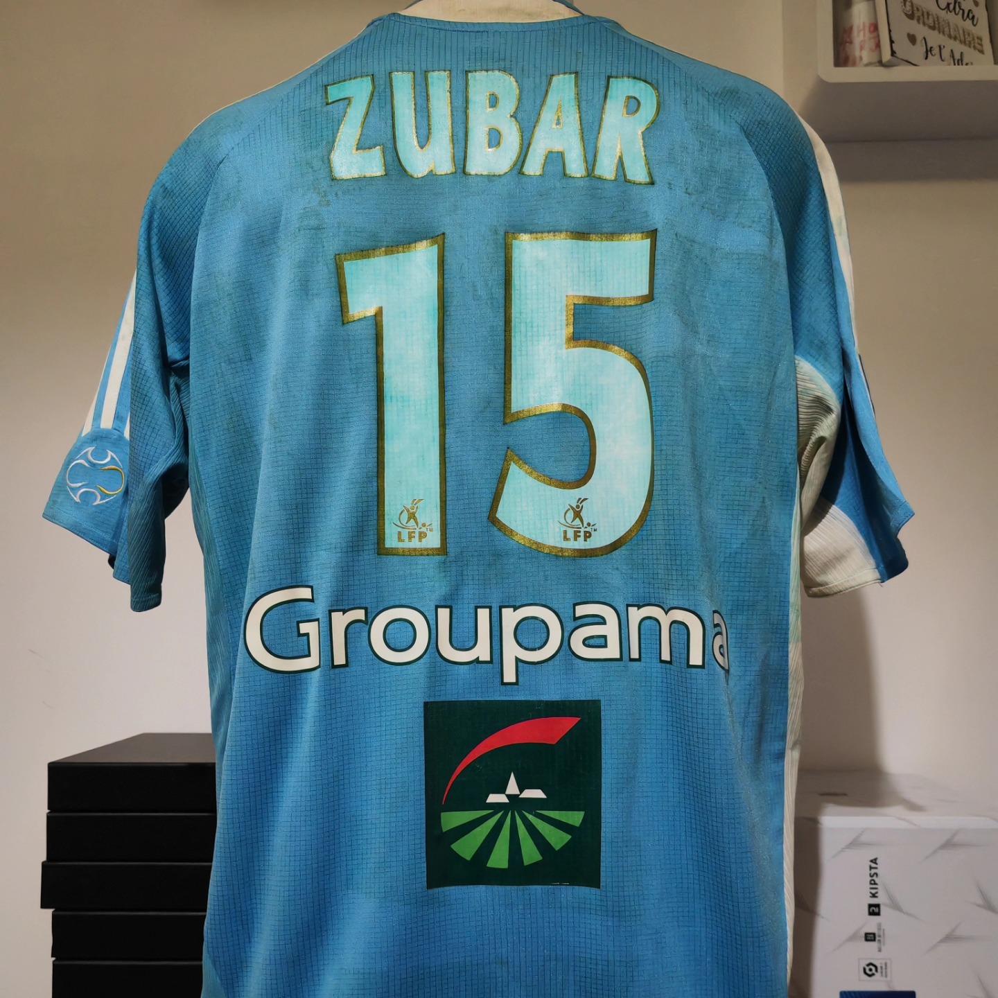 Olympique Marseille 2006-2007 Away Match Worn Adidas - YourFootballShirt - Photo 1