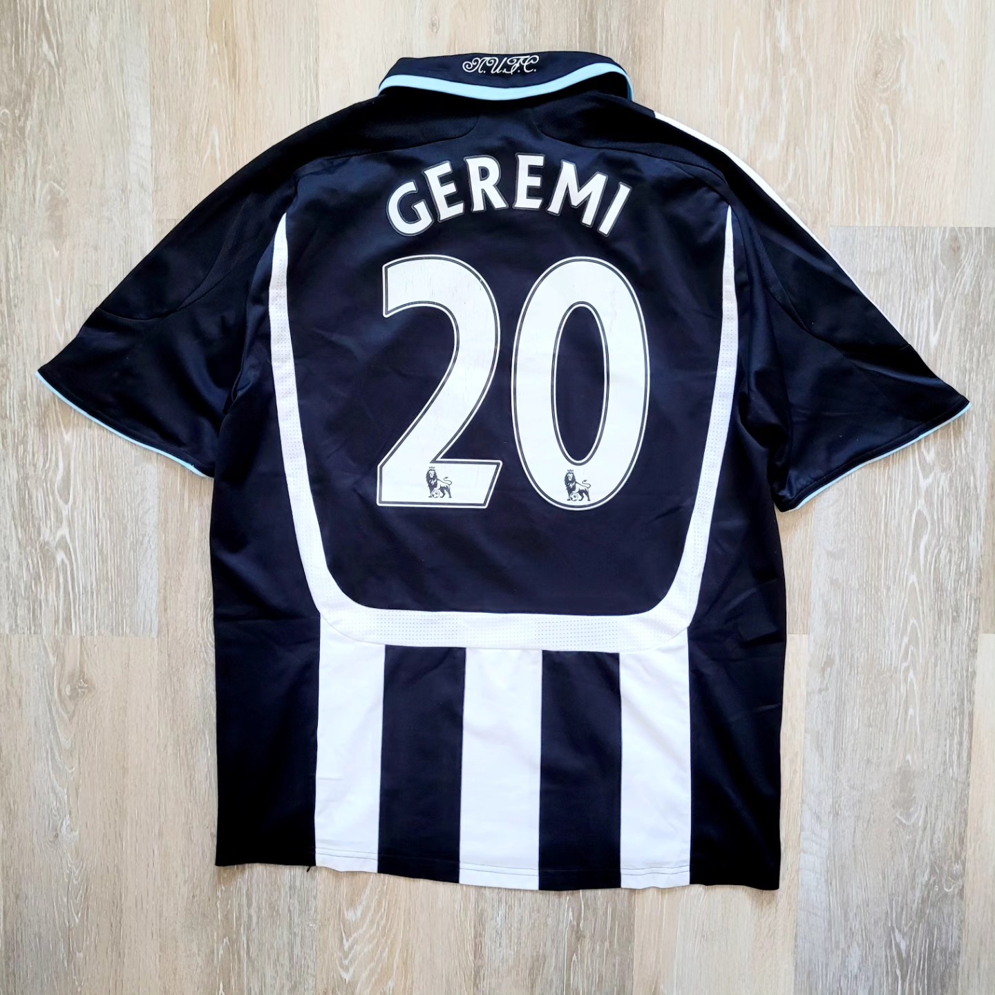 Newcastle United 2007-2008 Home Store Version Adidas - YourFootballShirt - Photo 1