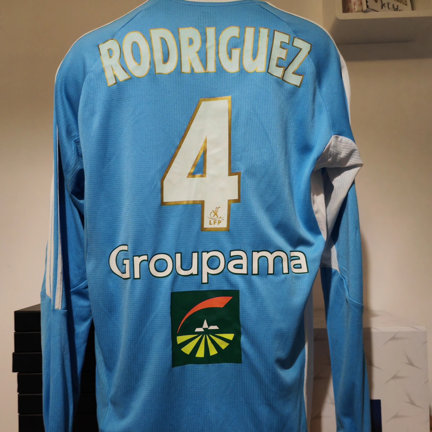 Olympique Marseille 2006-2007 Away Match Worn Adidas - YourFootballShirt - Photo 1