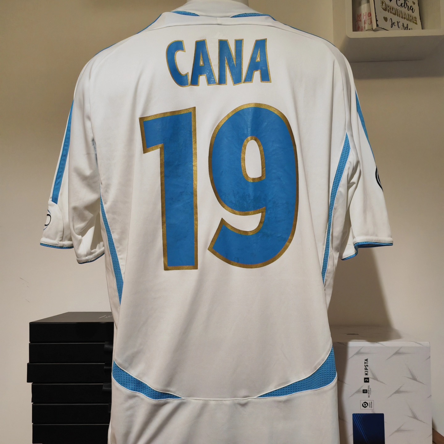 Olympique Marseille 2006-2007 Home Match Worn Adidas - YourFootballShirt - Photo 1
